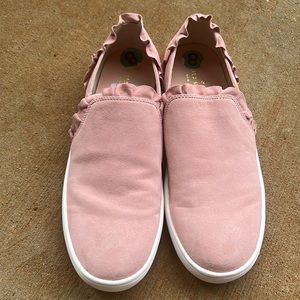 Kate Spade pink ruffle shoes size 8
